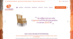 Desktop Screenshot of meubelstoffeerderijdenhaan.nl